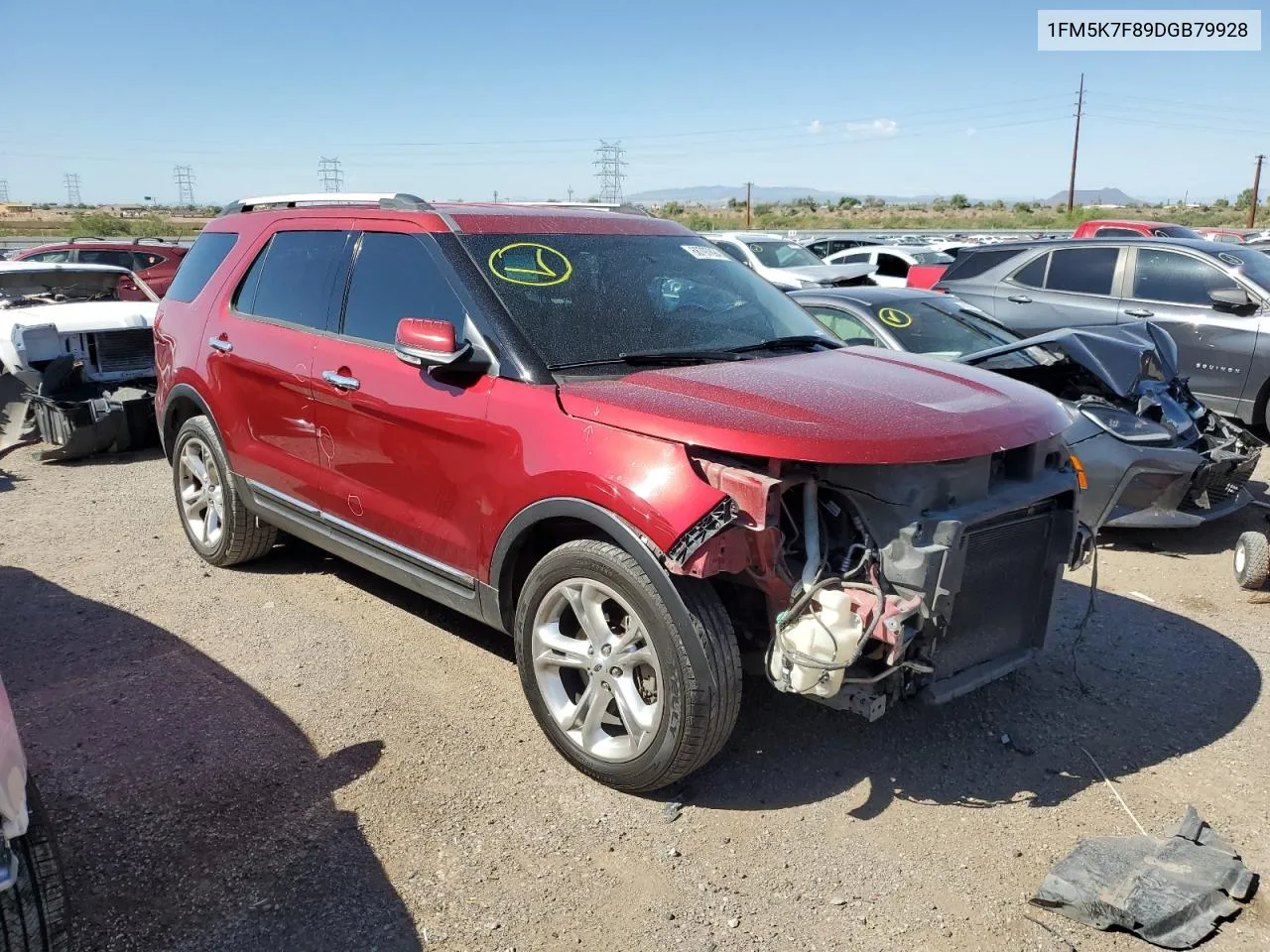 2013 Ford Explorer Limited VIN: 1FM5K7F89DGB79928 Lot: 68797894