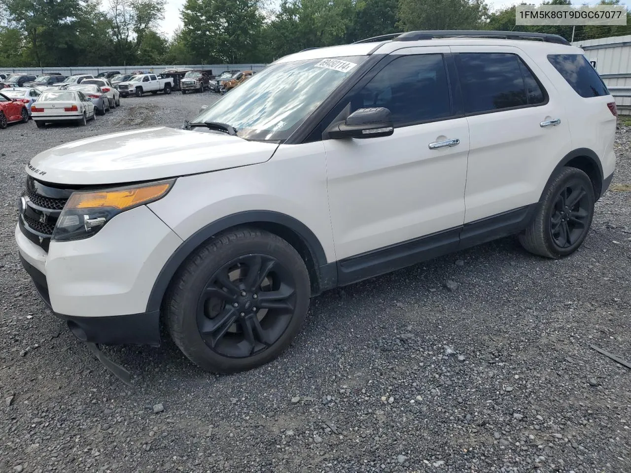 2013 Ford Explorer Sport VIN: 1FM5K8GT9DGC67077 Lot: 69450114