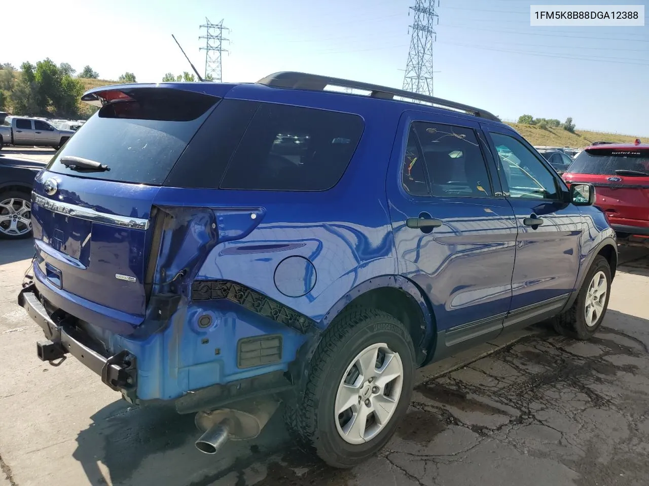 1FM5K8B88DGA12388 2013 Ford Explorer