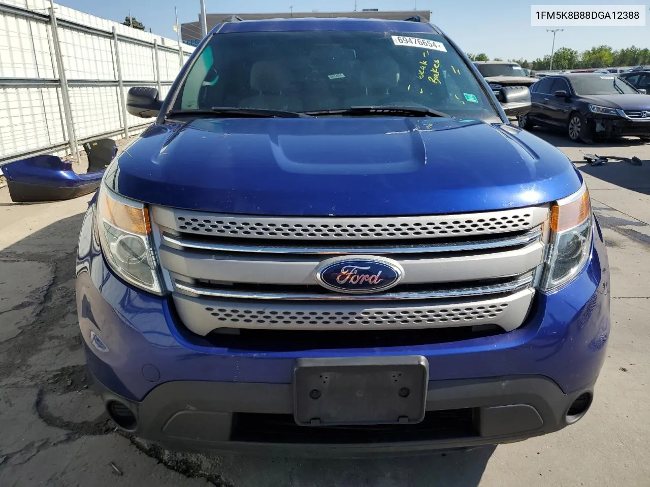 2013 Ford Explorer VIN: 1FM5K8B88DGA12388 Lot: 69476654