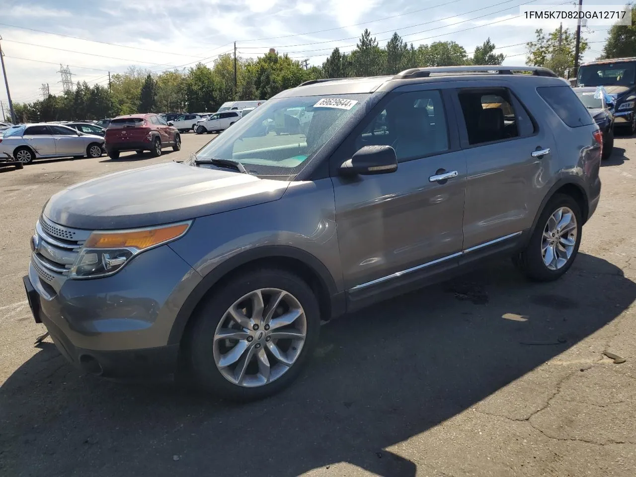 1FM5K7D82DGA12717 2013 Ford Explorer Xlt