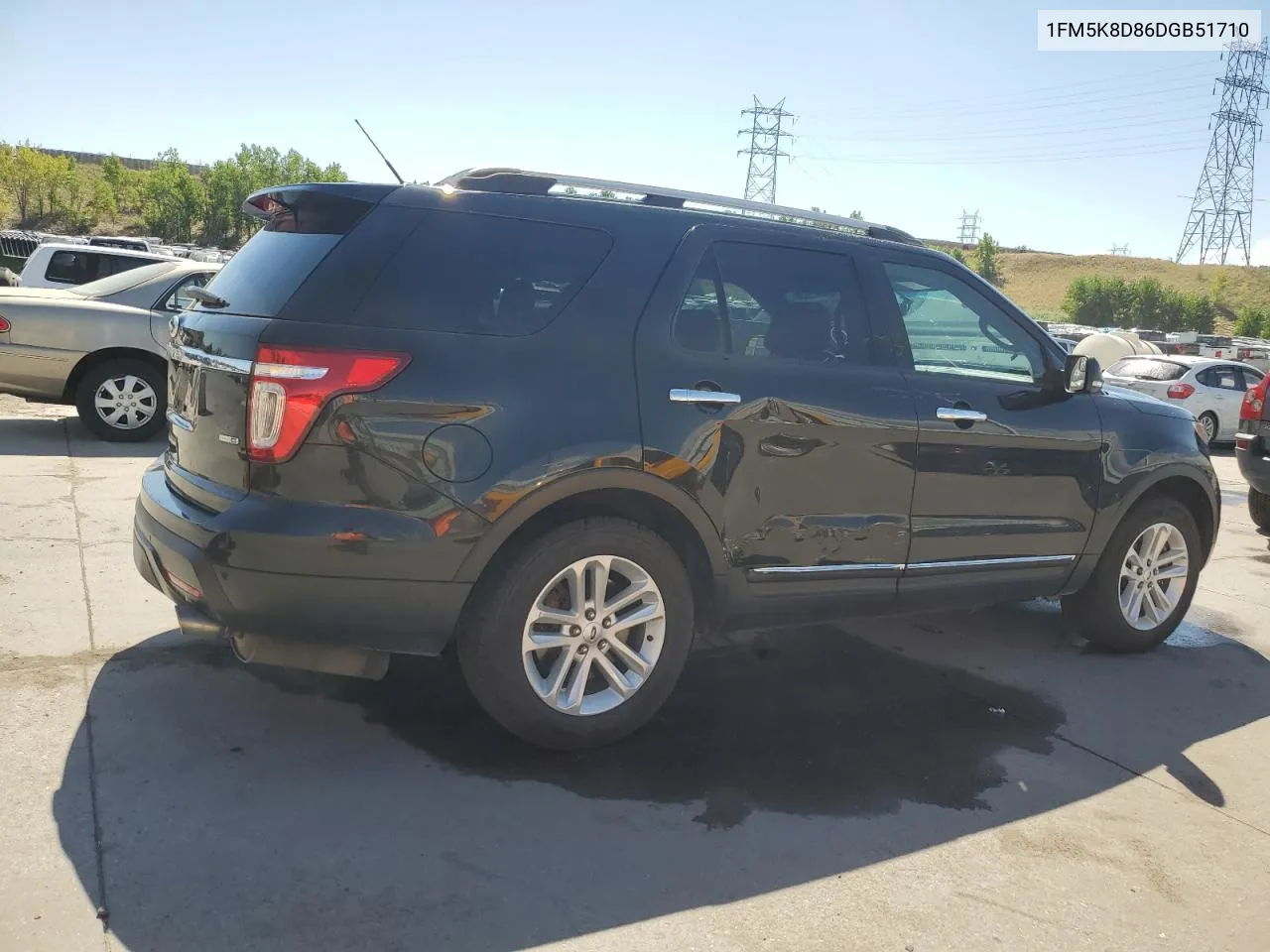 2013 Ford Explorer Xlt VIN: 1FM5K8D86DGB51710 Lot: 69815324