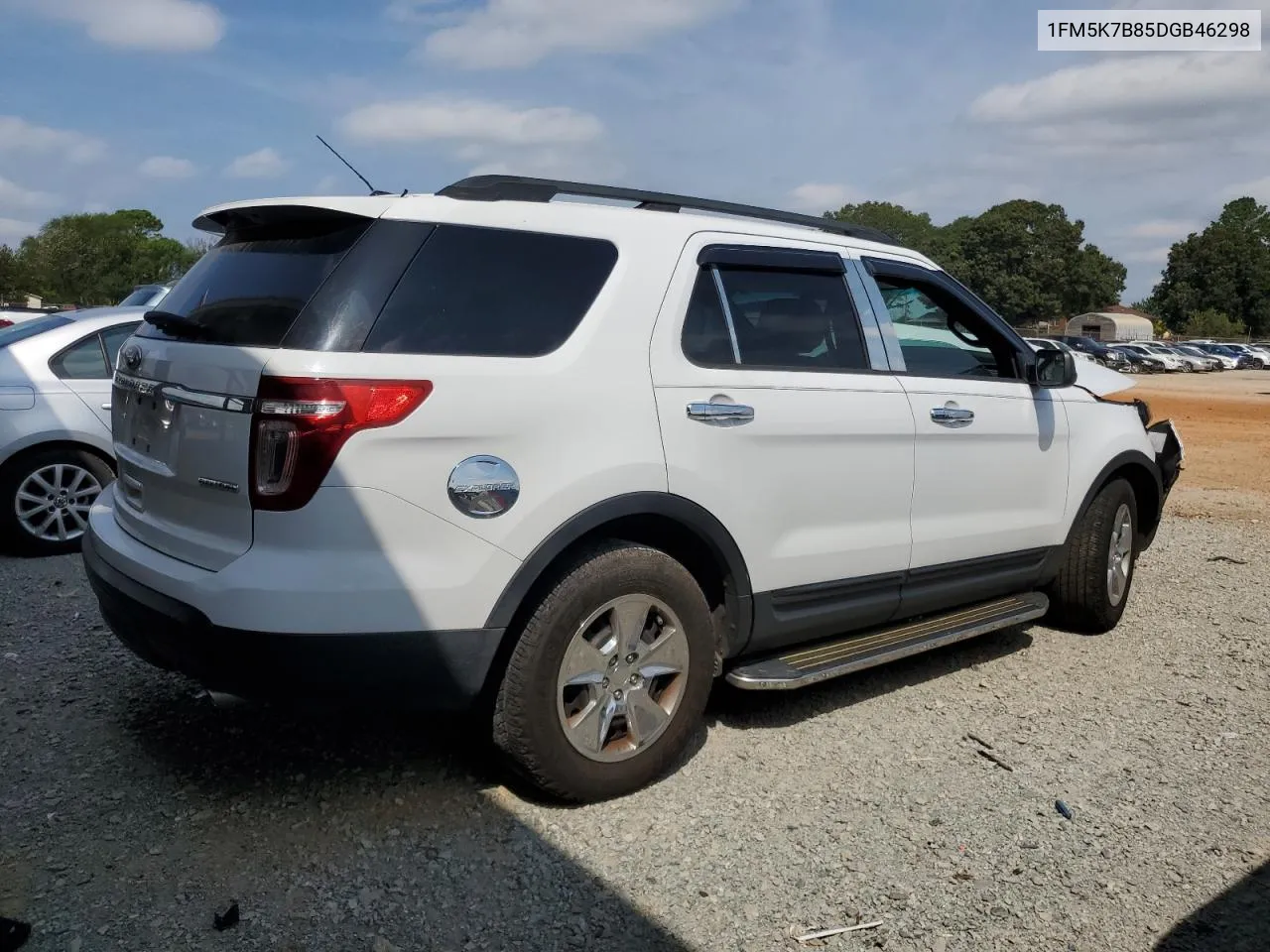 2013 Ford Explorer VIN: 1FM5K7B85DGB46298 Lot: 69904094