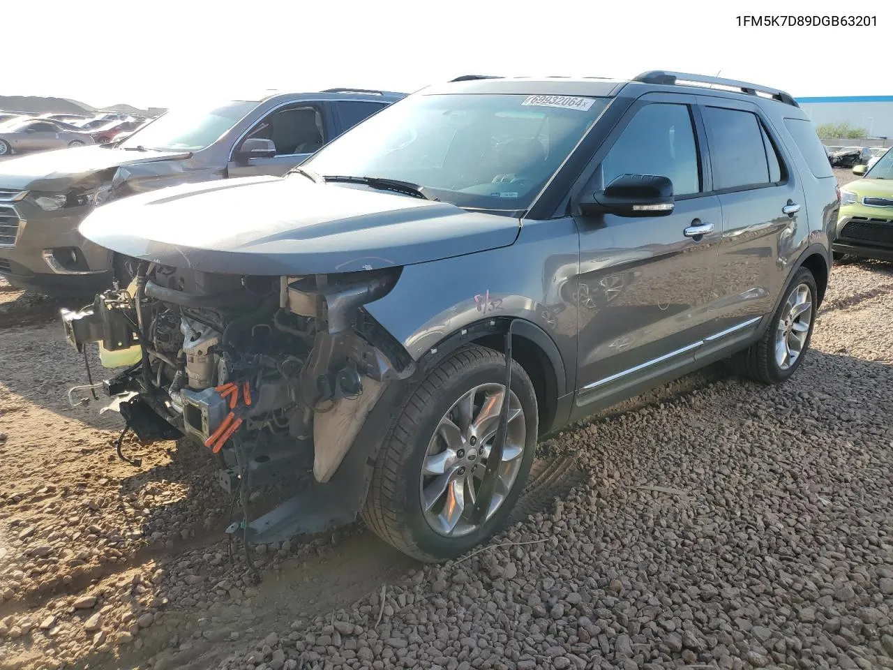 2013 Ford Explorer Xlt VIN: 1FM5K7D89DGB63201 Lot: 69932064