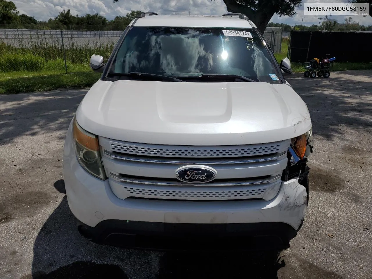 2013 Ford Explorer Limited VIN: 1FM5K7F80DGC58159 Lot: 69934774