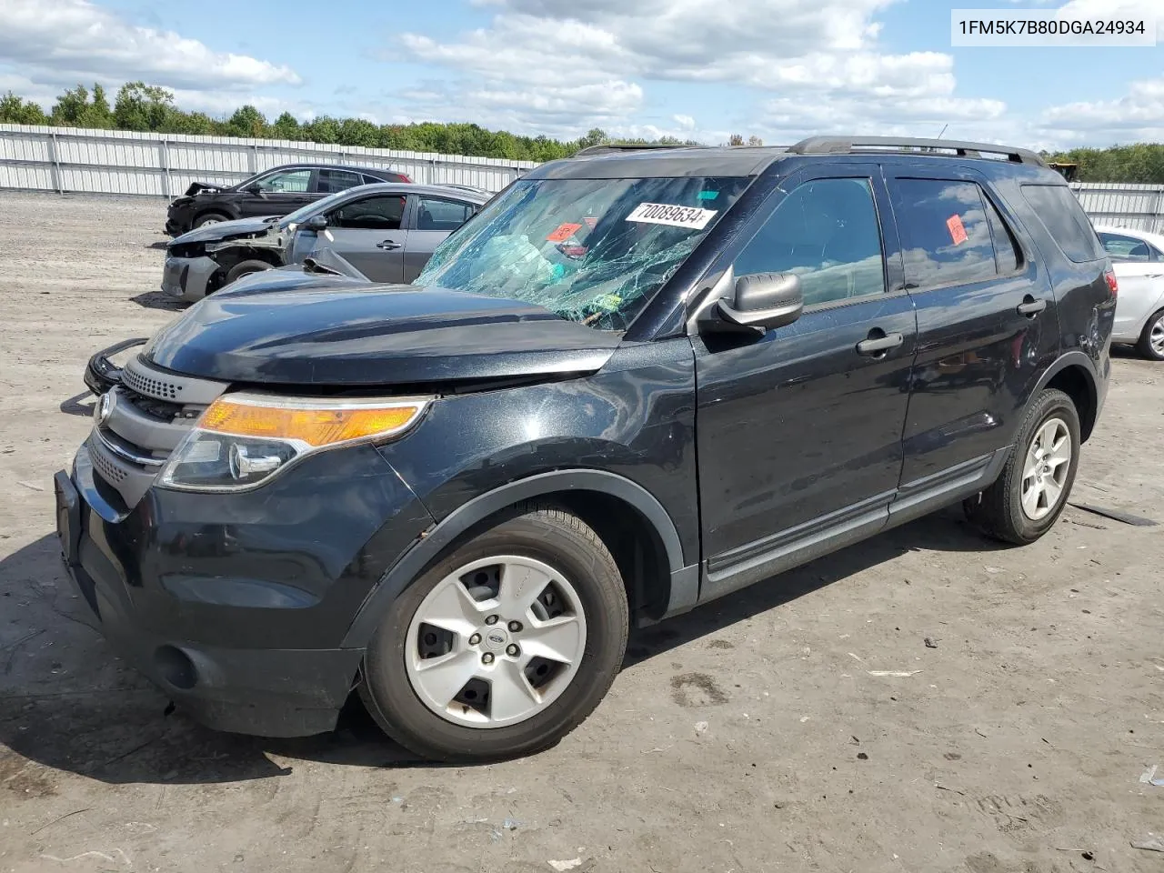 2013 Ford Explorer VIN: 1FM5K7B80DGA24934 Lot: 70089634