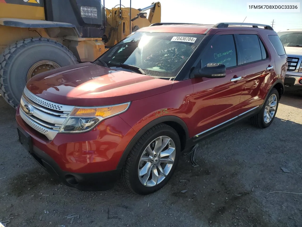 2013 Ford Explorer Xlt VIN: 1FM5K7D8XDGC33336 Lot: 70430704