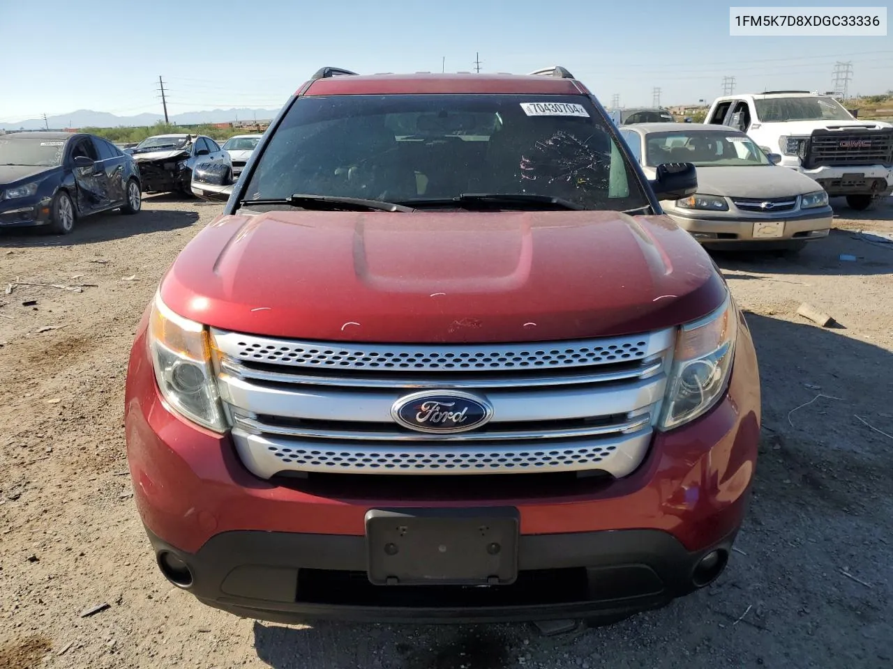 1FM5K7D8XDGC33336 2013 Ford Explorer Xlt