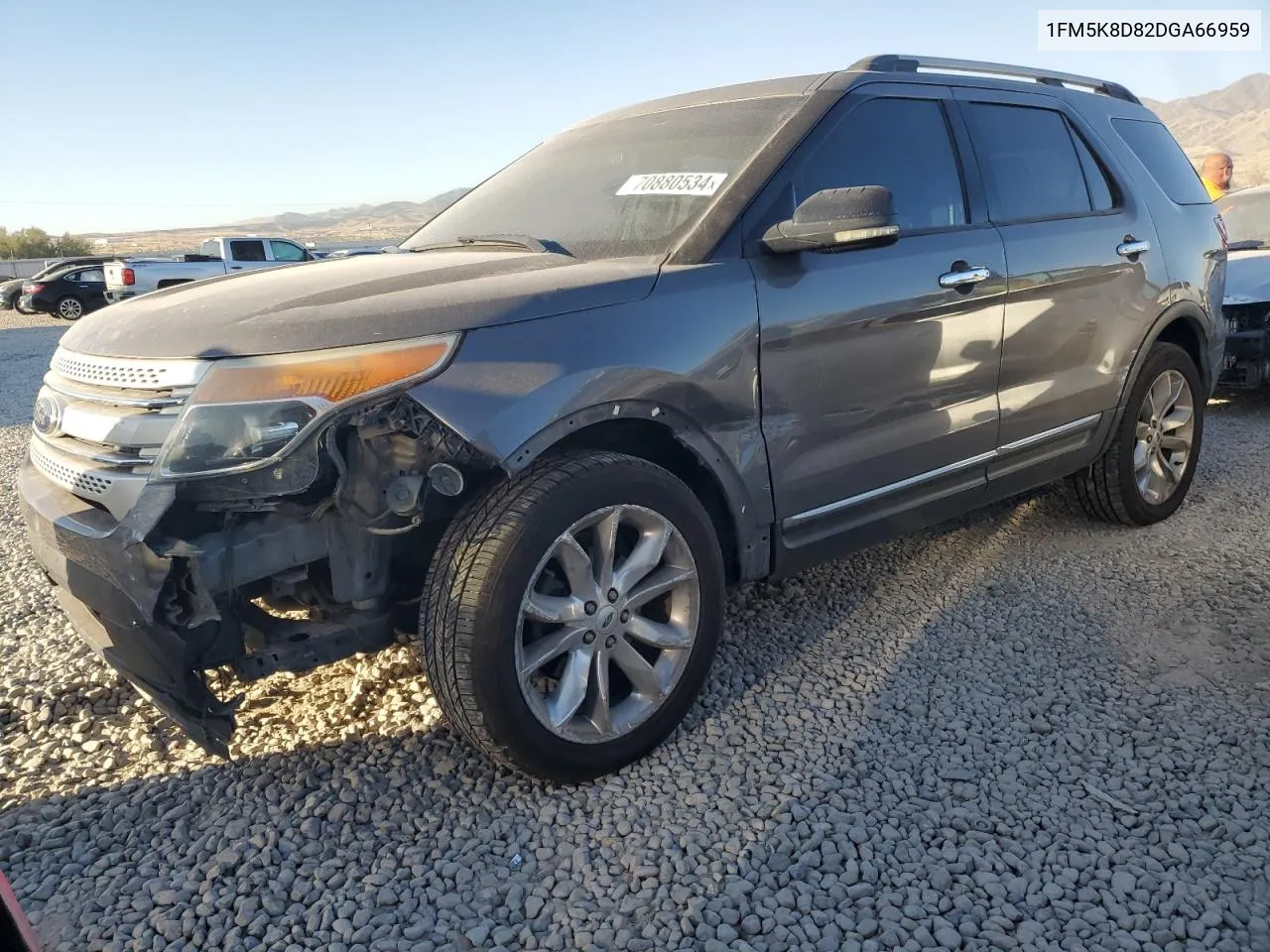 2013 Ford Explorer Xlt VIN: 1FM5K8D82DGA66959 Lot: 70880534