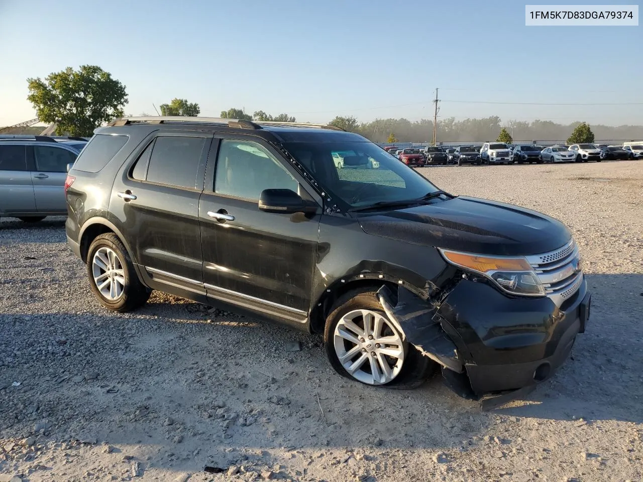 1FM5K7D83DGA79374 2013 Ford Explorer Xlt