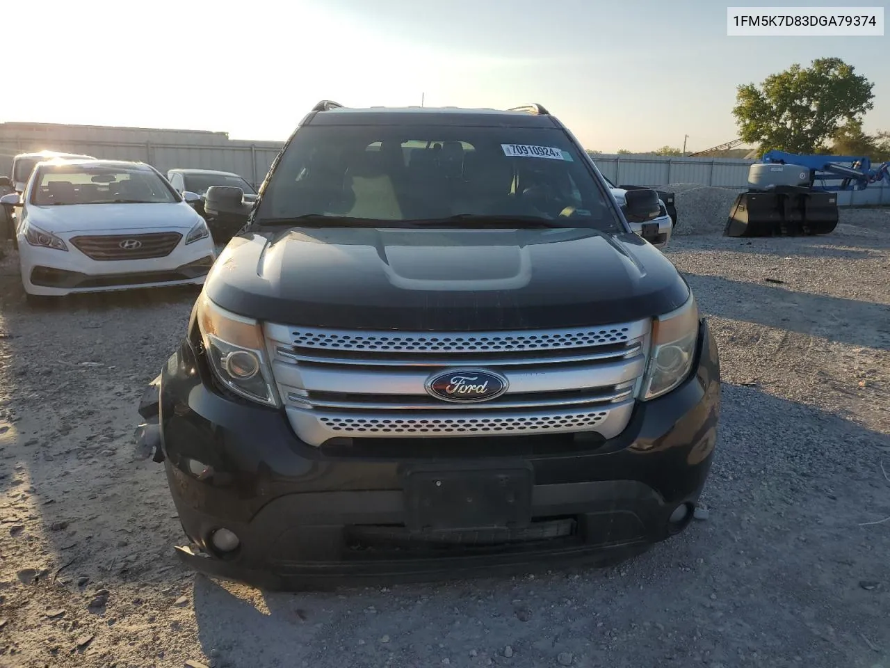 1FM5K7D83DGA79374 2013 Ford Explorer Xlt