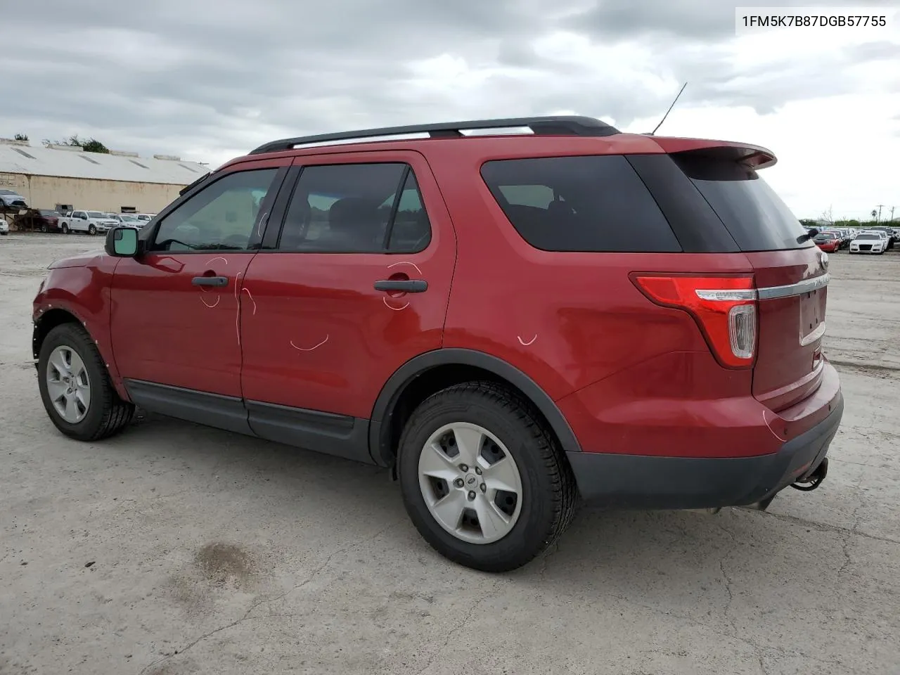 2013 Ford Explorer VIN: 1FM5K7B87DGB57755 Lot: 70962094