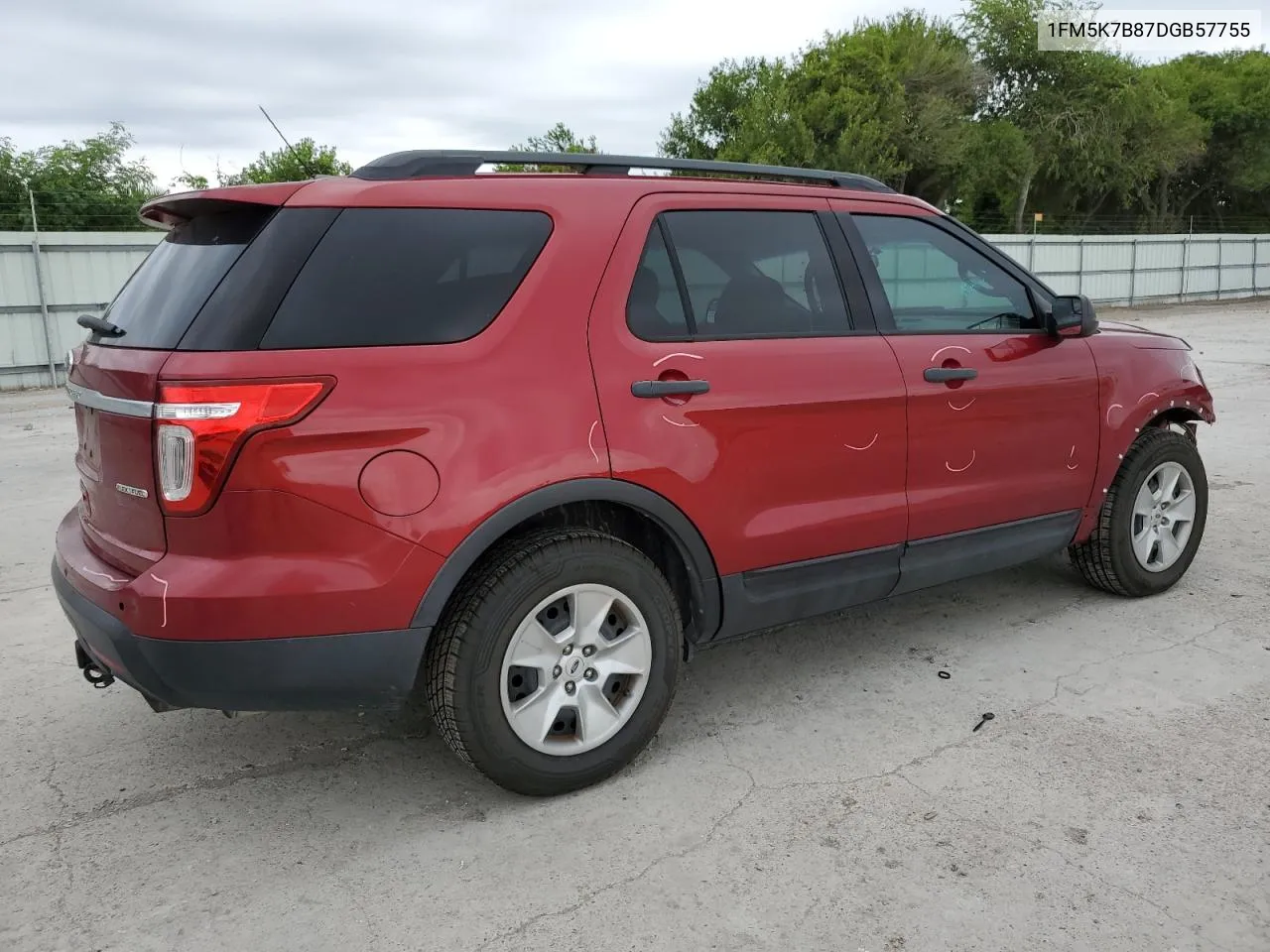 2013 Ford Explorer VIN: 1FM5K7B87DGB57755 Lot: 70962094