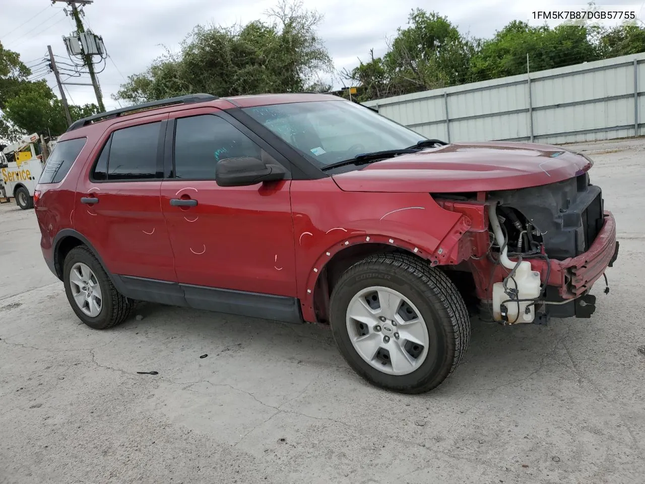 2013 Ford Explorer VIN: 1FM5K7B87DGB57755 Lot: 70962094