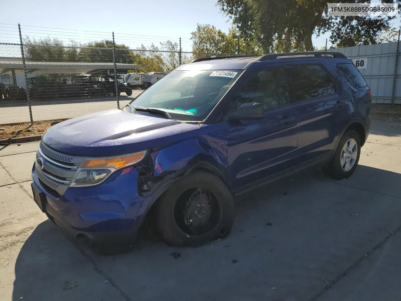 1FM5K8B85DGB85009 2013 Ford Explorer