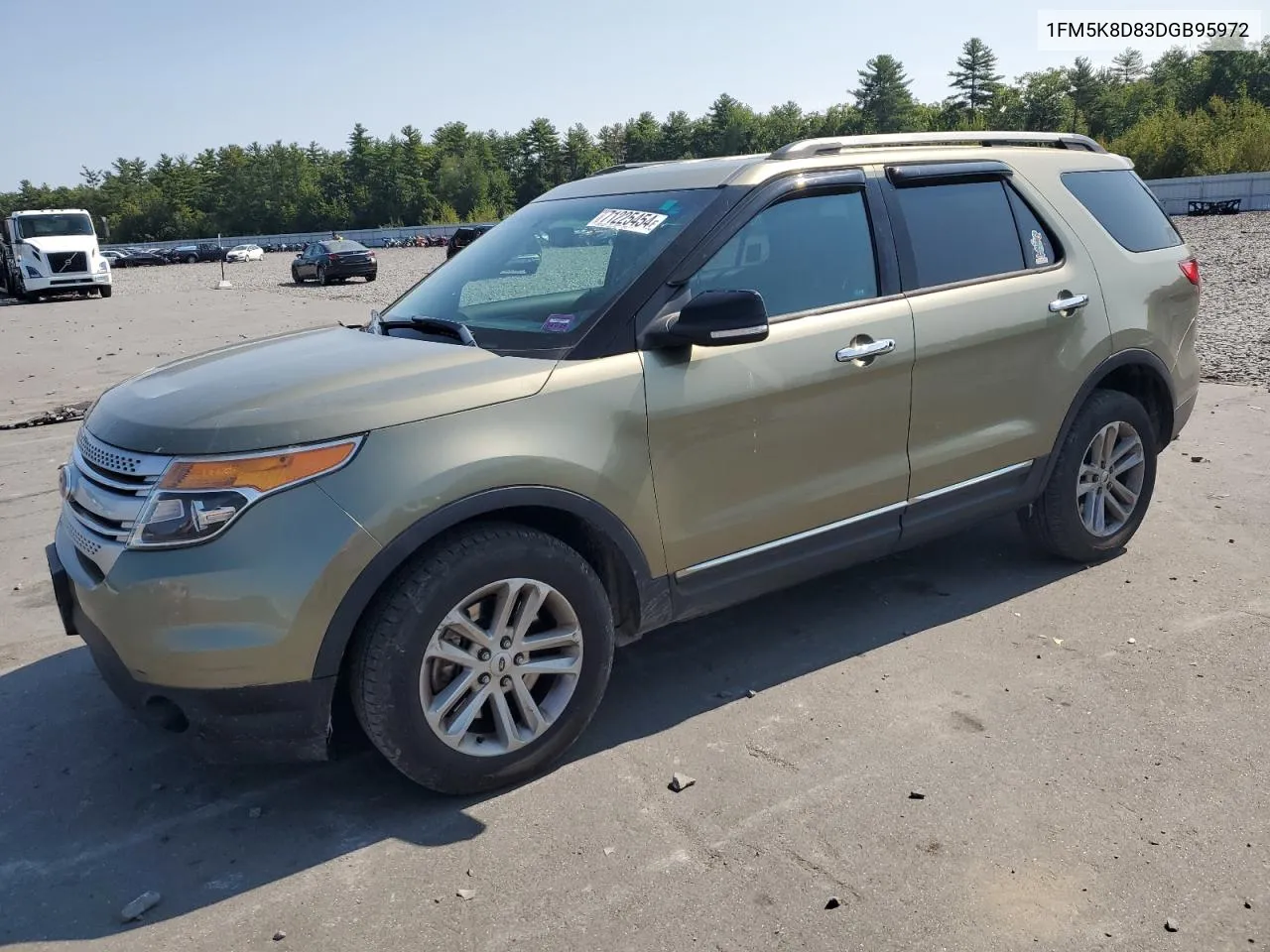 2013 Ford Explorer Xlt VIN: 1FM5K8D83DGB95972 Lot: 71225454