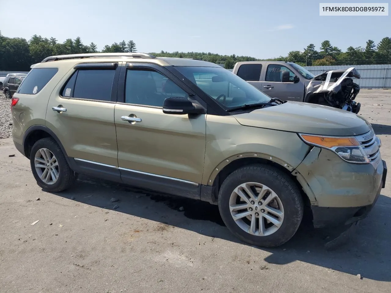 2013 Ford Explorer Xlt VIN: 1FM5K8D83DGB95972 Lot: 71225454