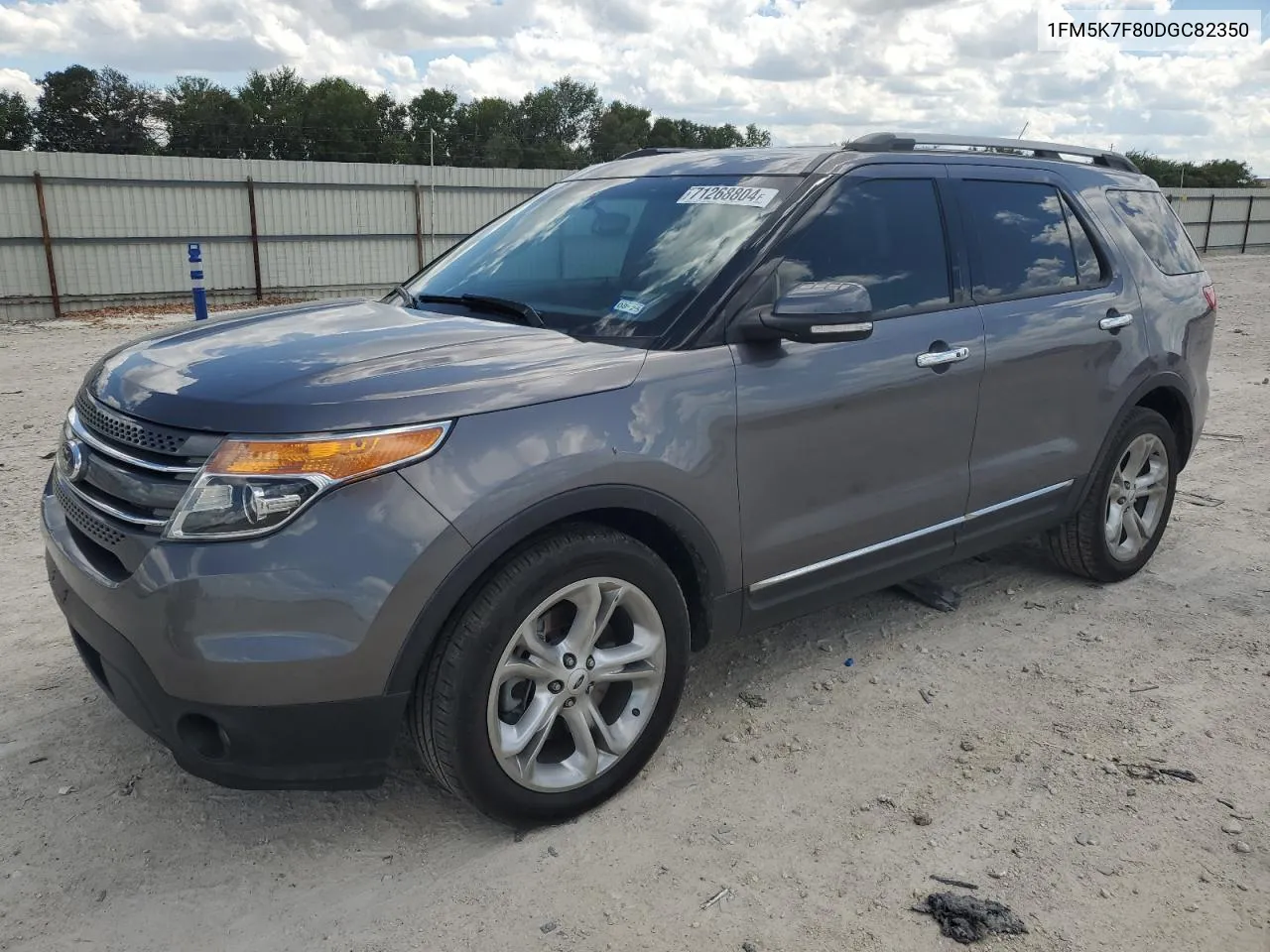 1FM5K7F80DGC82350 2013 Ford Explorer Limited