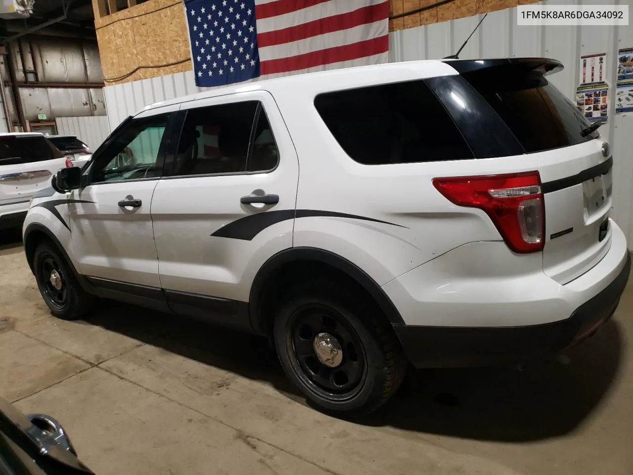 2013 Ford Explorer Police Interceptor VIN: 1FM5K8AR6DGA34092 Lot: 71308584