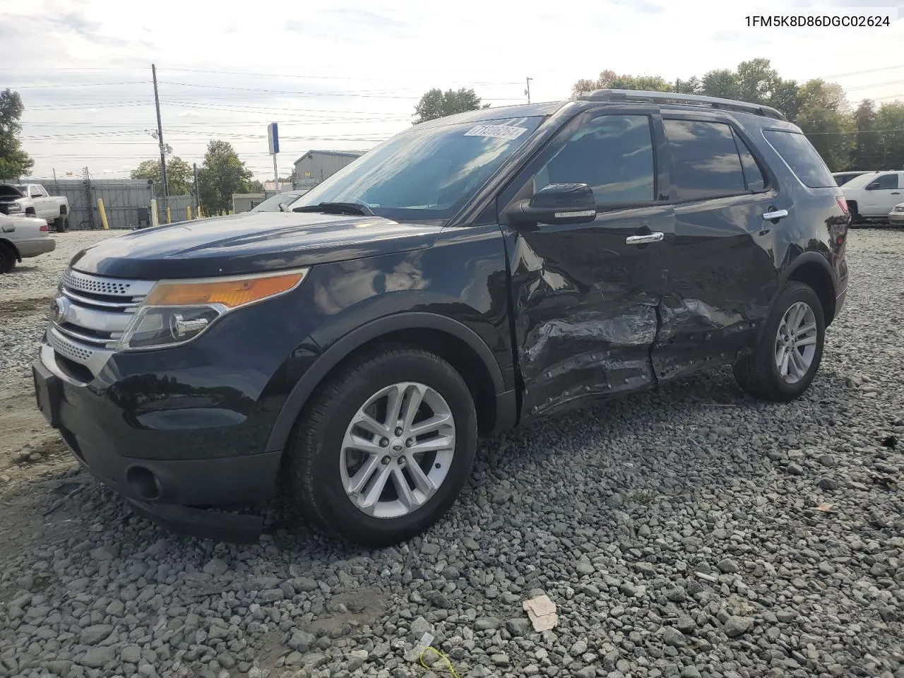 2013 Ford Explorer Xlt VIN: 1FM5K8D86DGC02624 Lot: 71396264