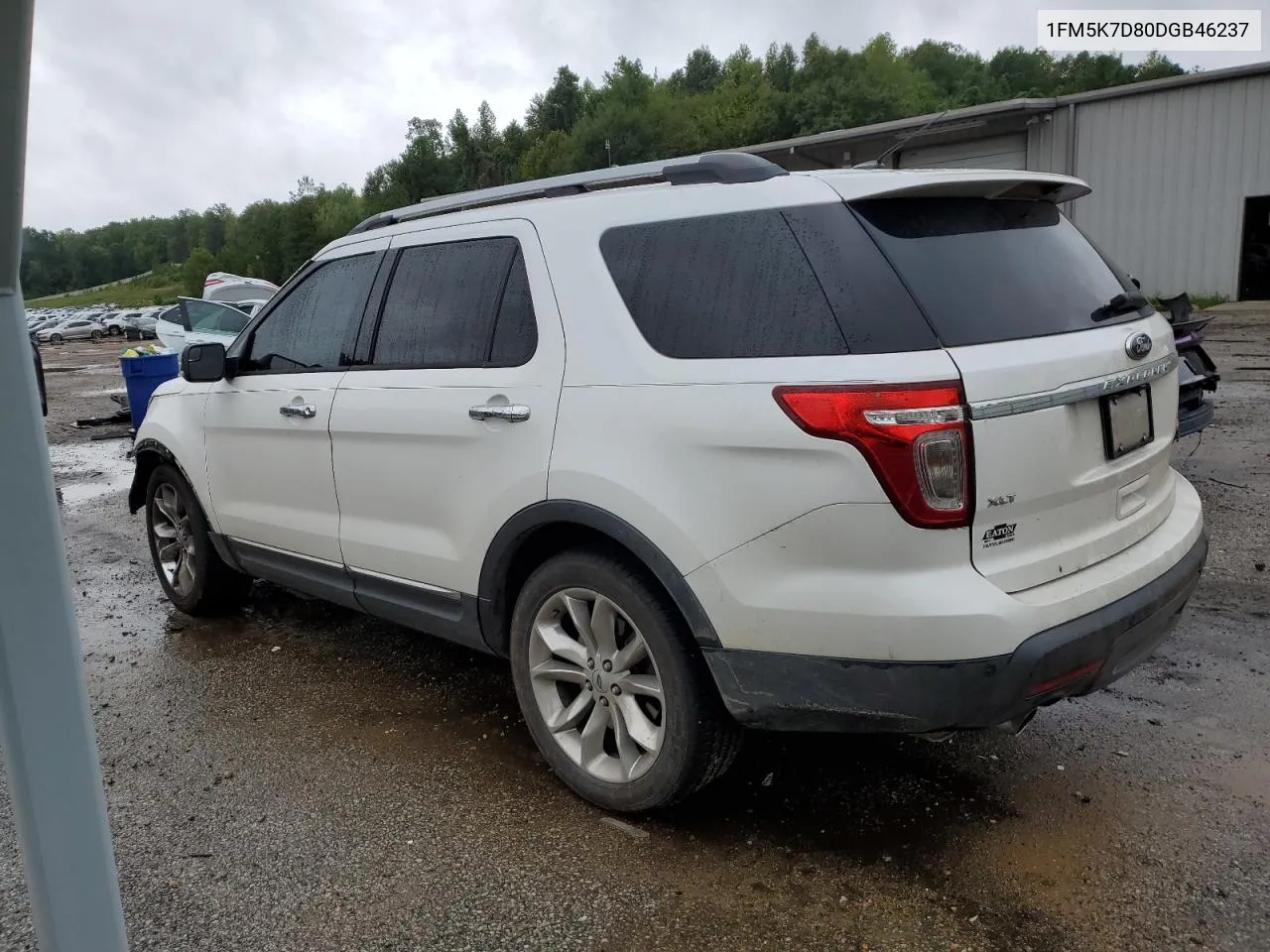 2013 Ford Explorer Xlt VIN: 1FM5K7D80DGB46237 Lot: 71554914