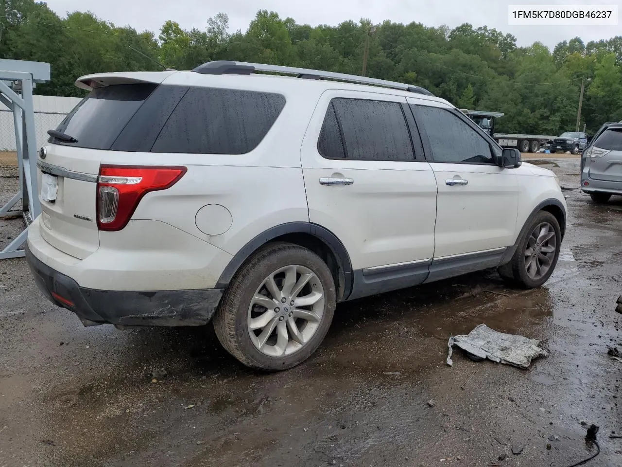 2013 Ford Explorer Xlt VIN: 1FM5K7D80DGB46237 Lot: 71554914