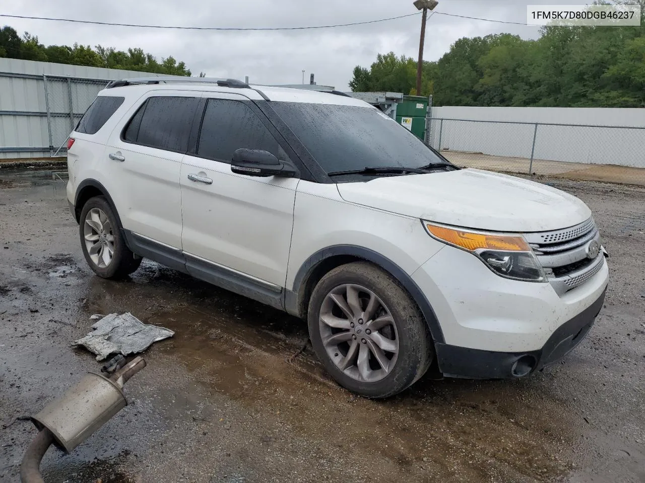 2013 Ford Explorer Xlt VIN: 1FM5K7D80DGB46237 Lot: 71554914