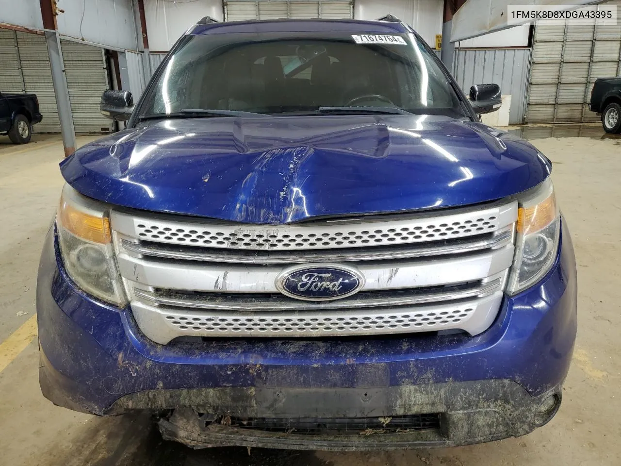 2013 Ford Explorer Xlt VIN: 1FM5K8D8XDGA43395 Lot: 71674764