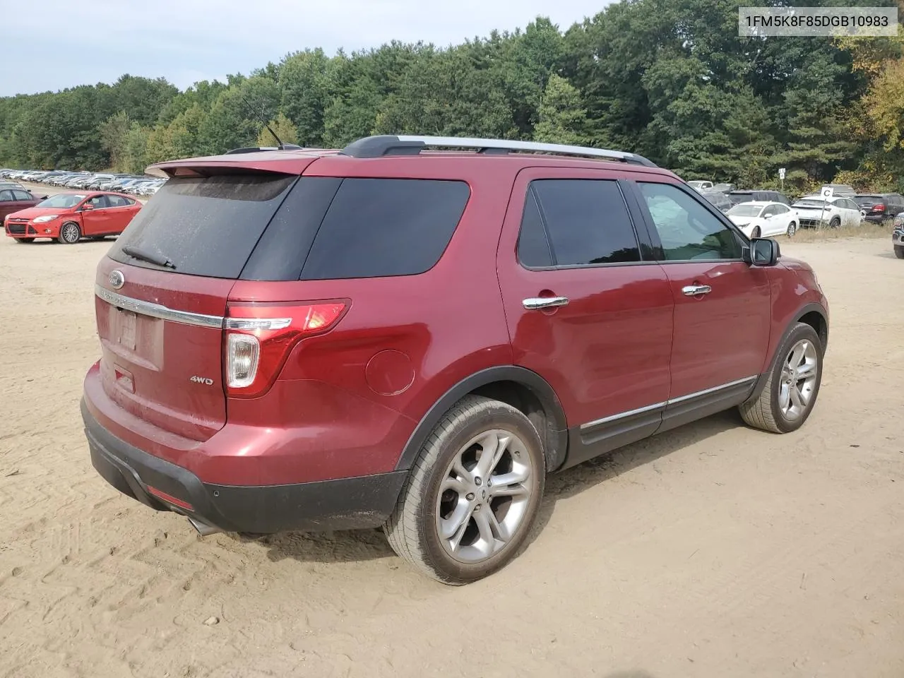 1FM5K8F85DGB10983 2013 Ford Explorer Limited