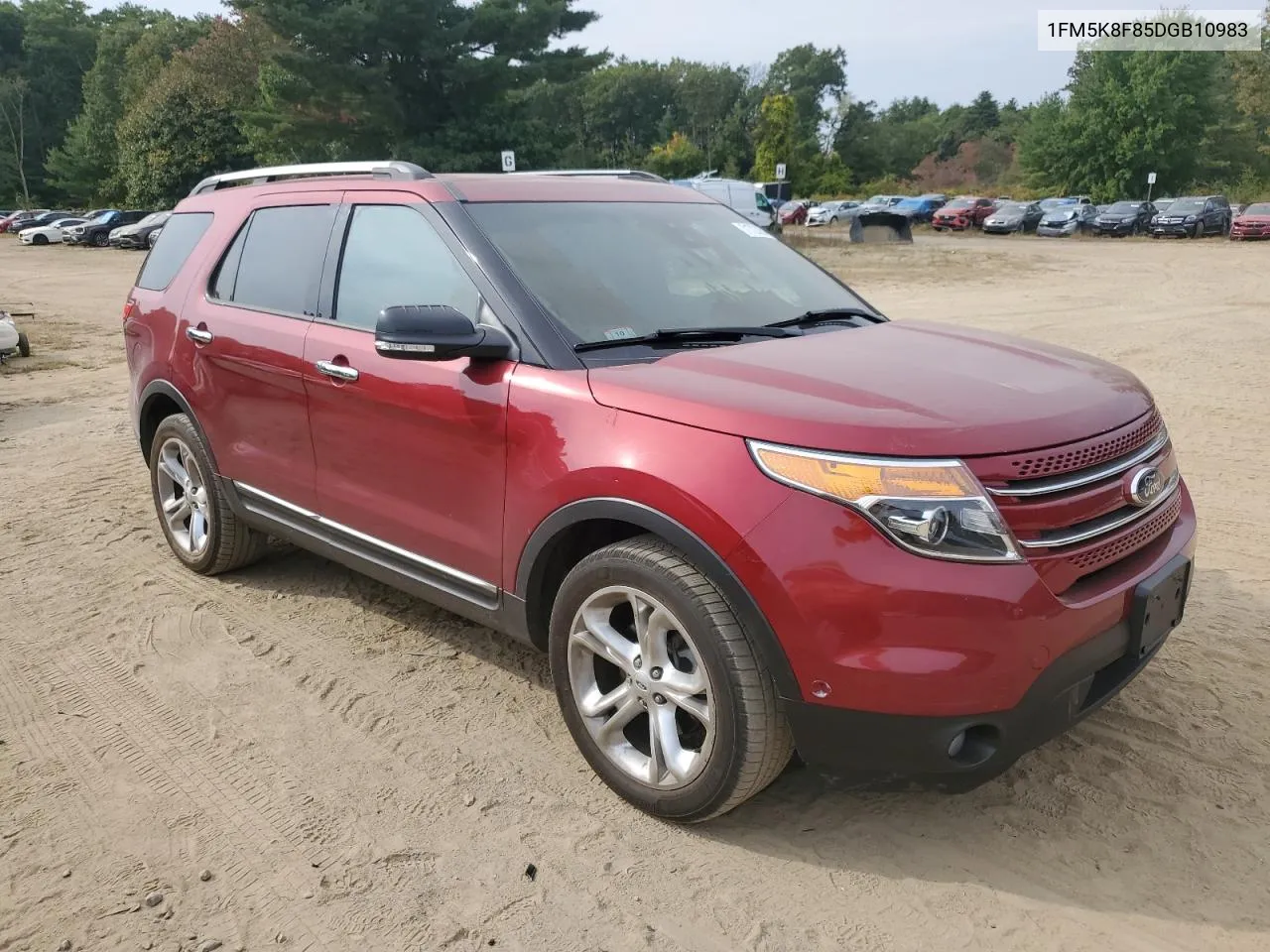 1FM5K8F85DGB10983 2013 Ford Explorer Limited