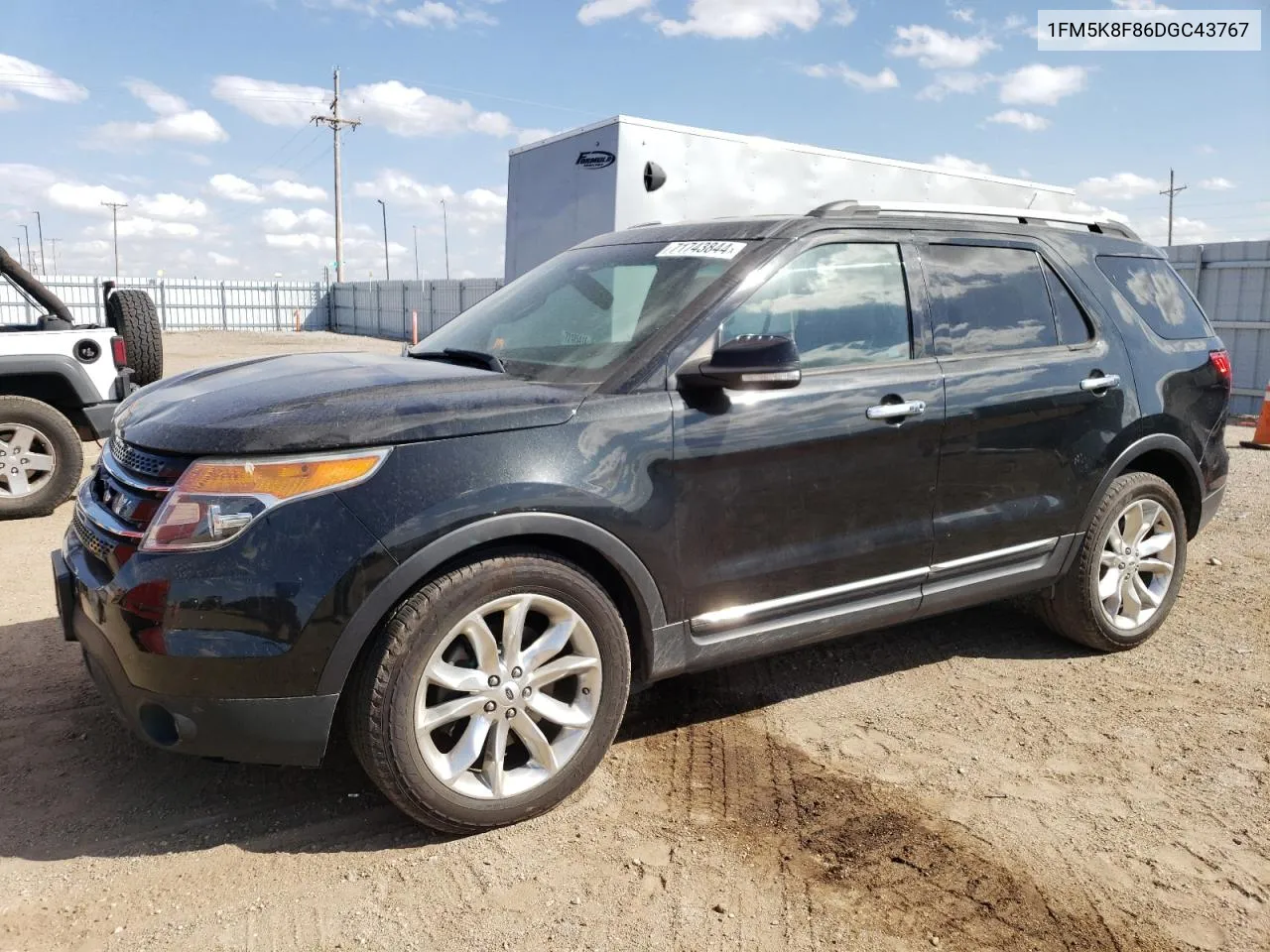 2013 Ford Explorer Limited VIN: 1FM5K8F86DGC43767 Lot: 71743844