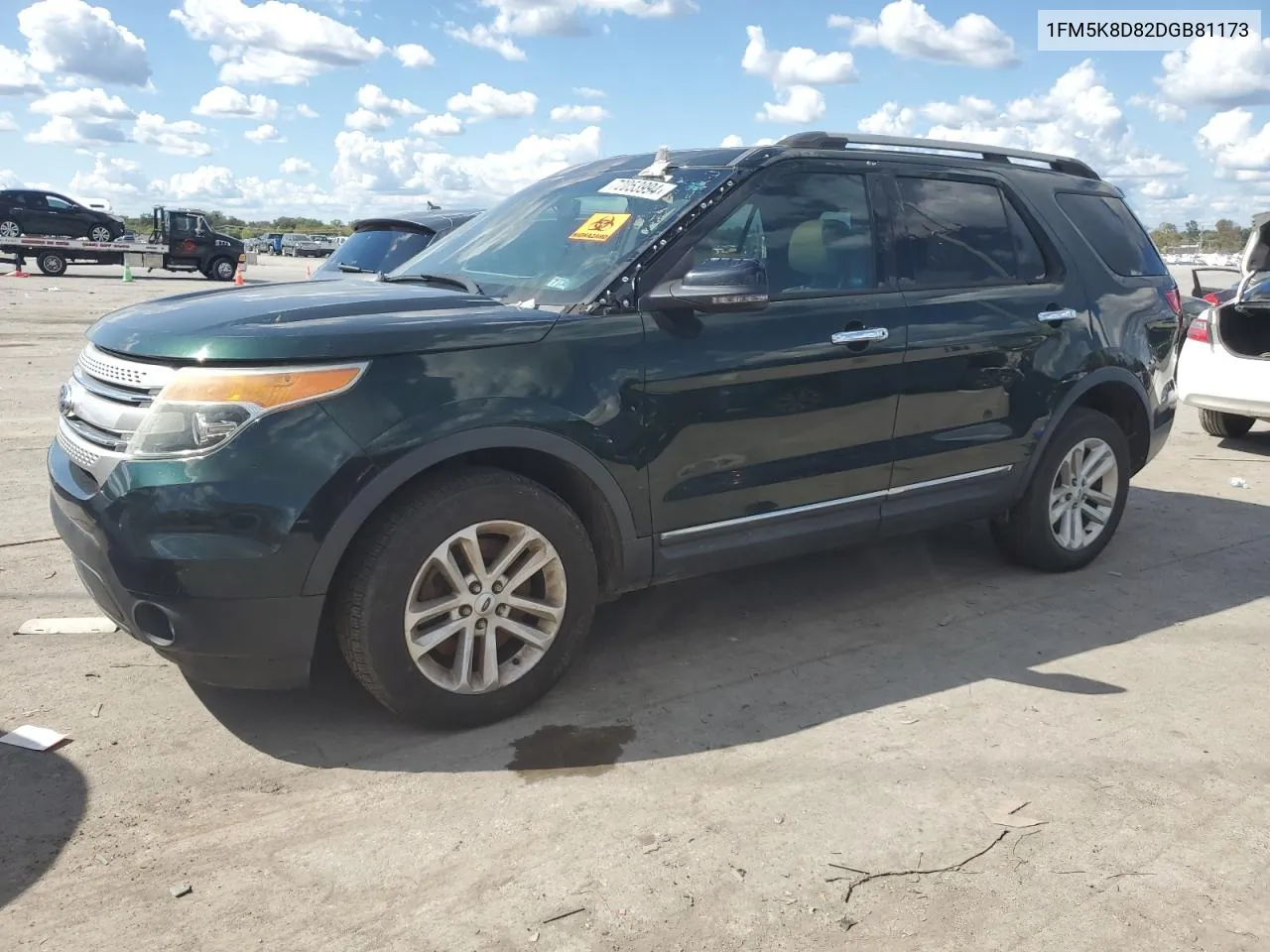 1FM5K8D82DGB81173 2013 Ford Explorer Xlt