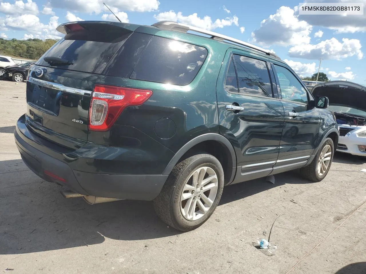 1FM5K8D82DGB81173 2013 Ford Explorer Xlt