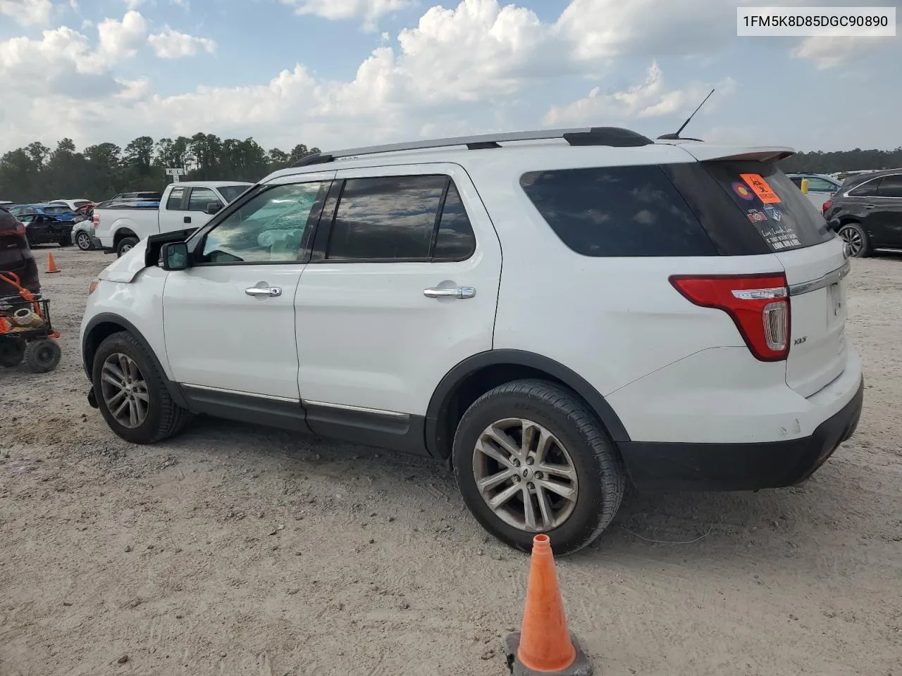 2013 Ford Explorer Xlt VIN: 1FM5K8D85DGC90890 Lot: 72254274