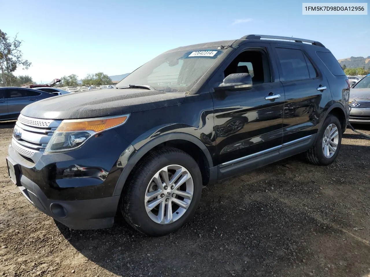 2013 Ford Explorer Xlt VIN: 1FM5K7D98DGA12956 Lot: 72642314