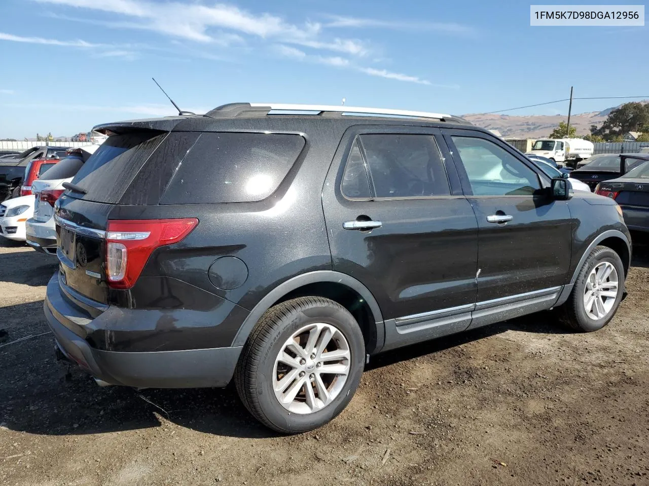 2013 Ford Explorer Xlt VIN: 1FM5K7D98DGA12956 Lot: 72642314