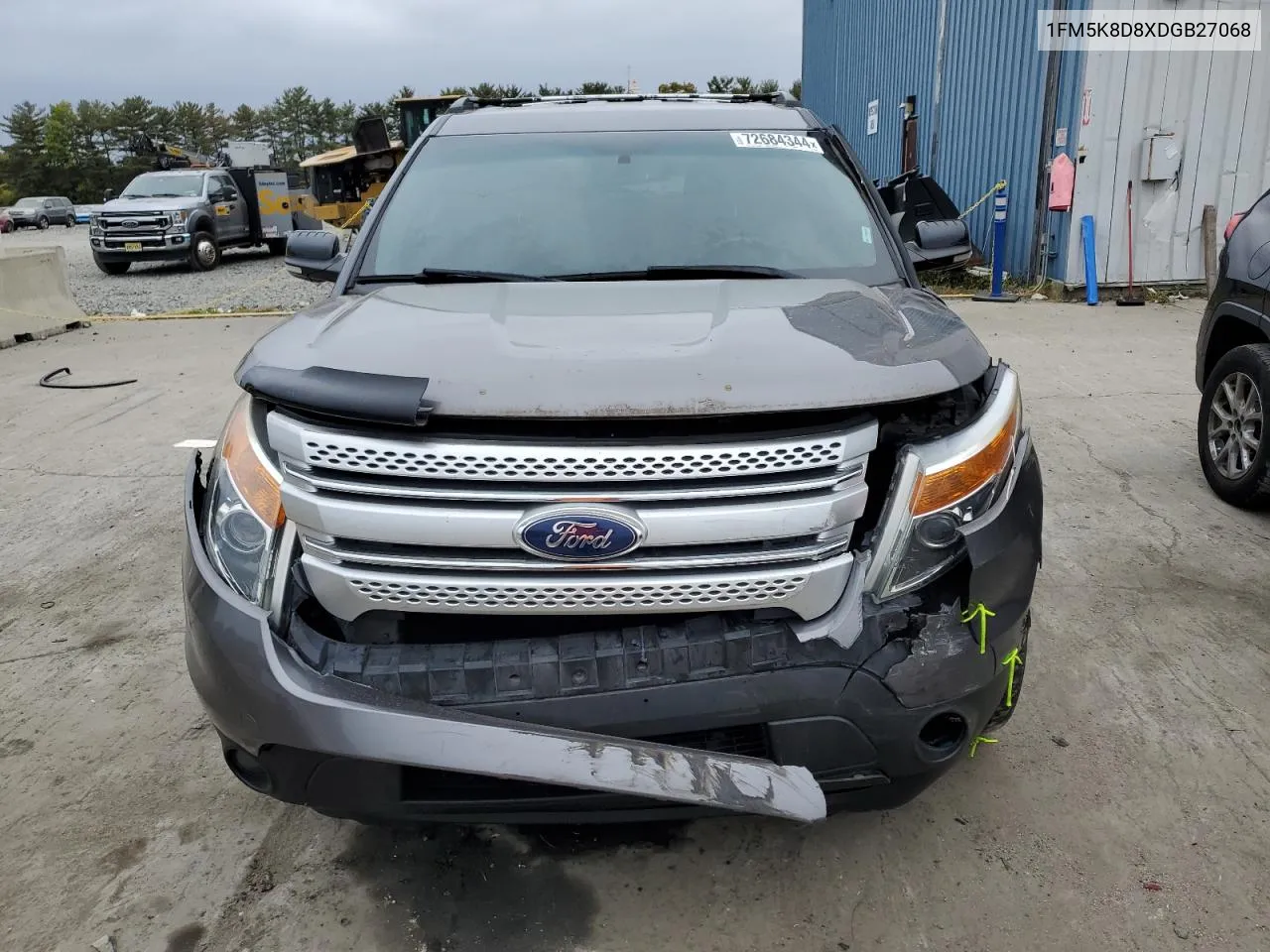 2013 Ford Explorer Xlt VIN: 1FM5K8D8XDGB27068 Lot: 72684344