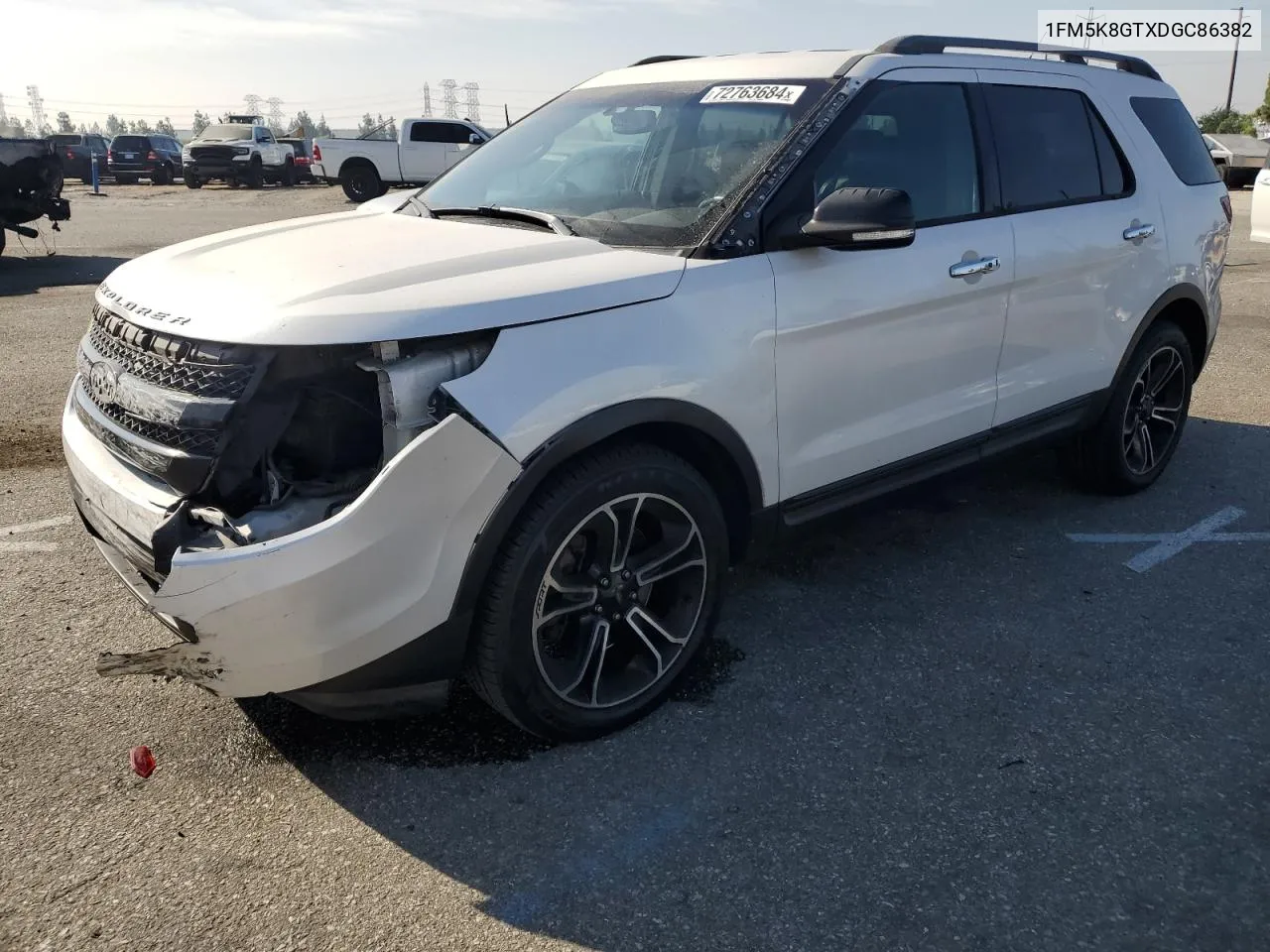 2013 Ford Explorer Sport VIN: 1FM5K8GTXDGC86382 Lot: 72763684