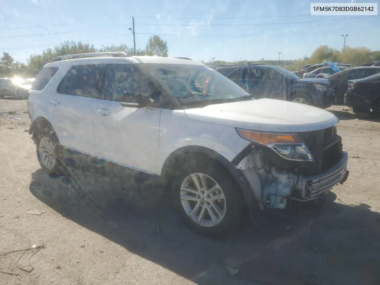 2013 Ford Explorer Xlt VIN: 1FM5K7D83DGB62142 Lot: 72913044