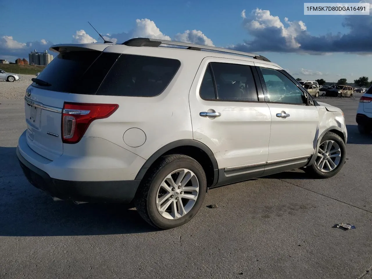 2013 Ford Explorer Xlt VIN: 1FM5K7D80DGA16491 Lot: 73024274