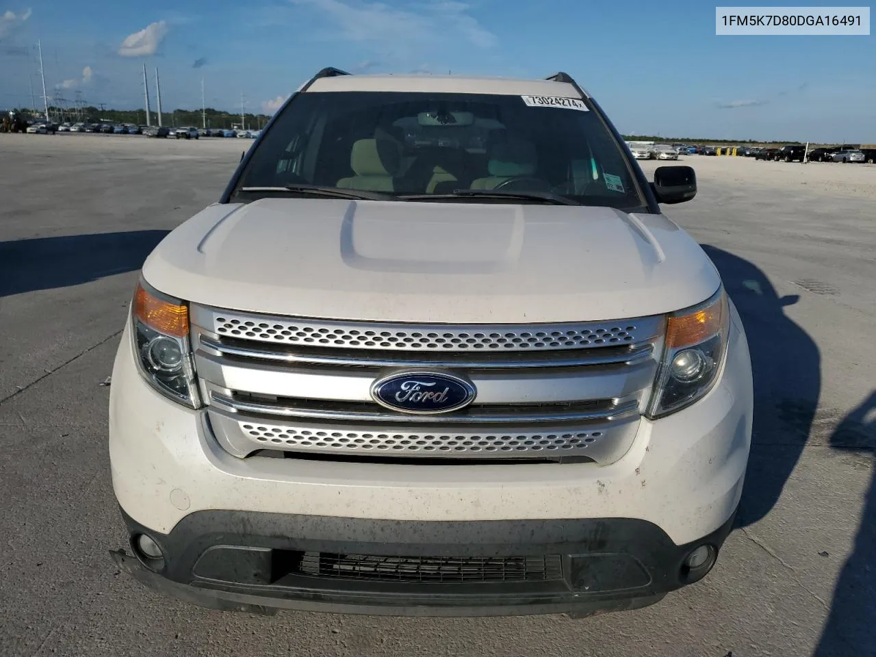 2013 Ford Explorer Xlt VIN: 1FM5K7D80DGA16491 Lot: 73024274