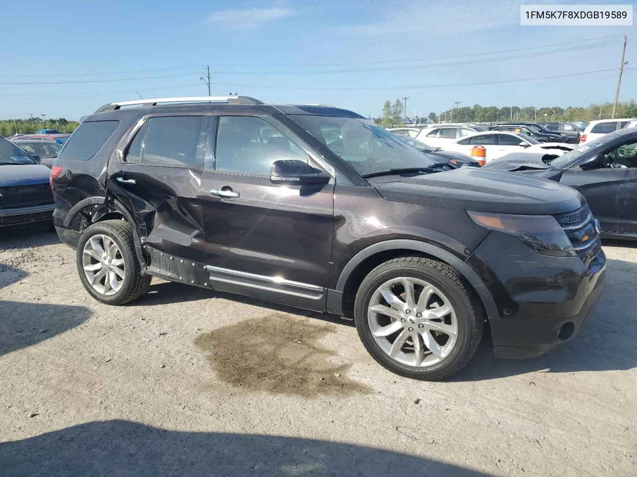 2013 Ford Explorer Limited VIN: 1FM5K7F8XDGB19589 Lot: 73084924