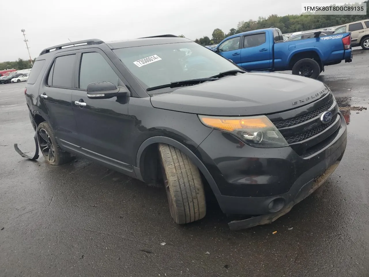 2013 Ford Explorer Sport VIN: 1FM5K8GT8DGC89135 Lot: 73500014