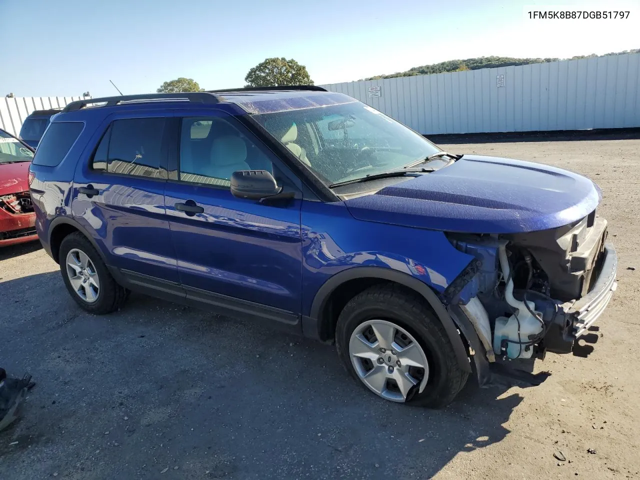 2013 Ford Explorer VIN: 1FM5K8B87DGB51797 Lot: 73647534