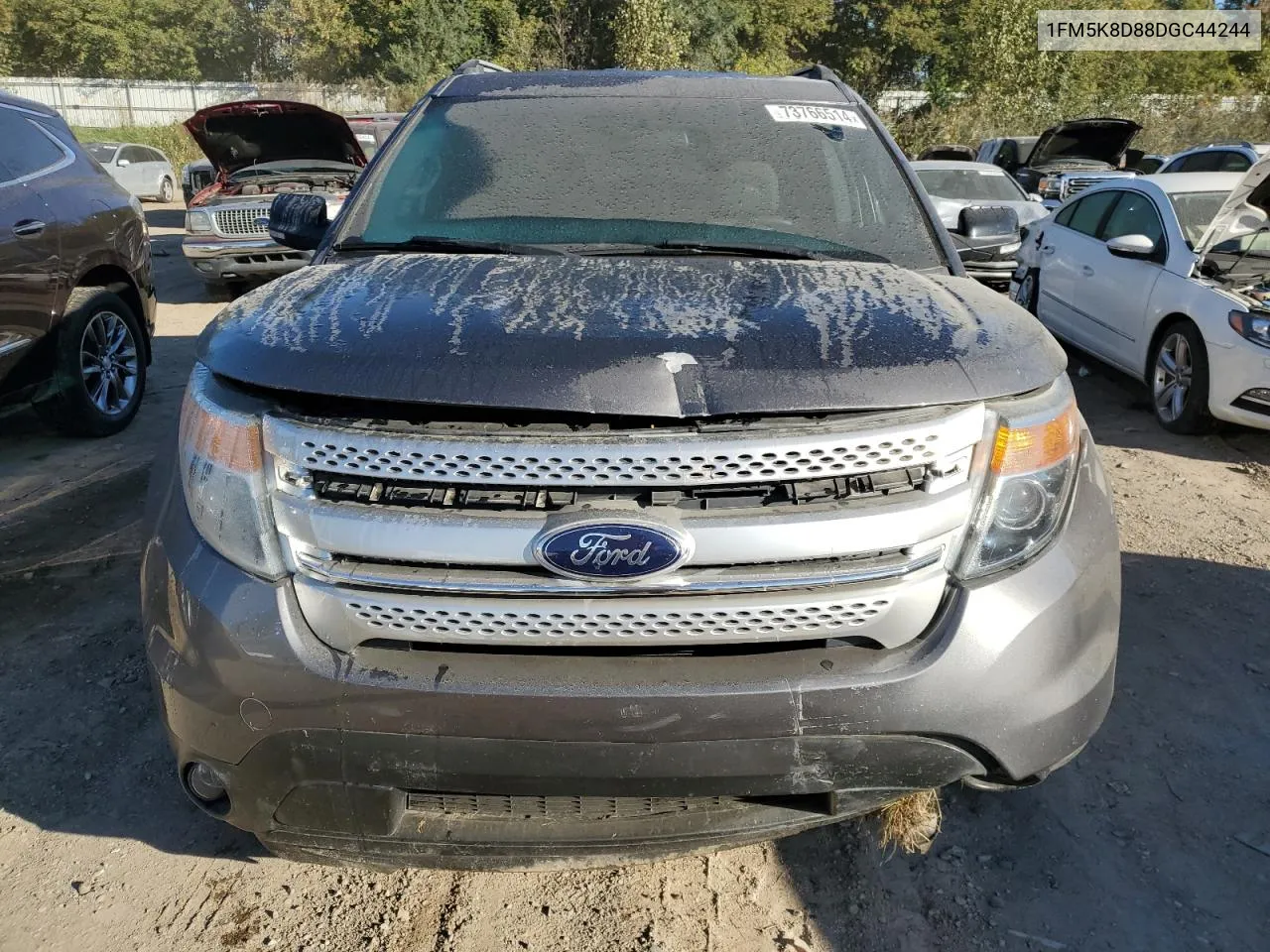 2013 Ford Explorer Xlt VIN: 1FM5K8D88DGC44244 Lot: 73766514