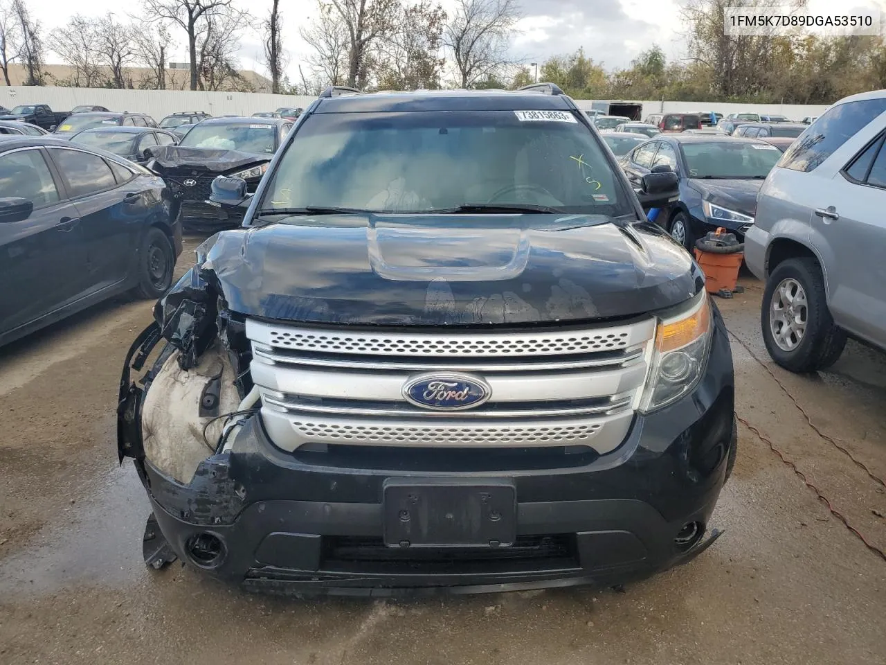 2013 Ford Explorer Xlt VIN: 1FM5K7D89DGA53510 Lot: 73815863