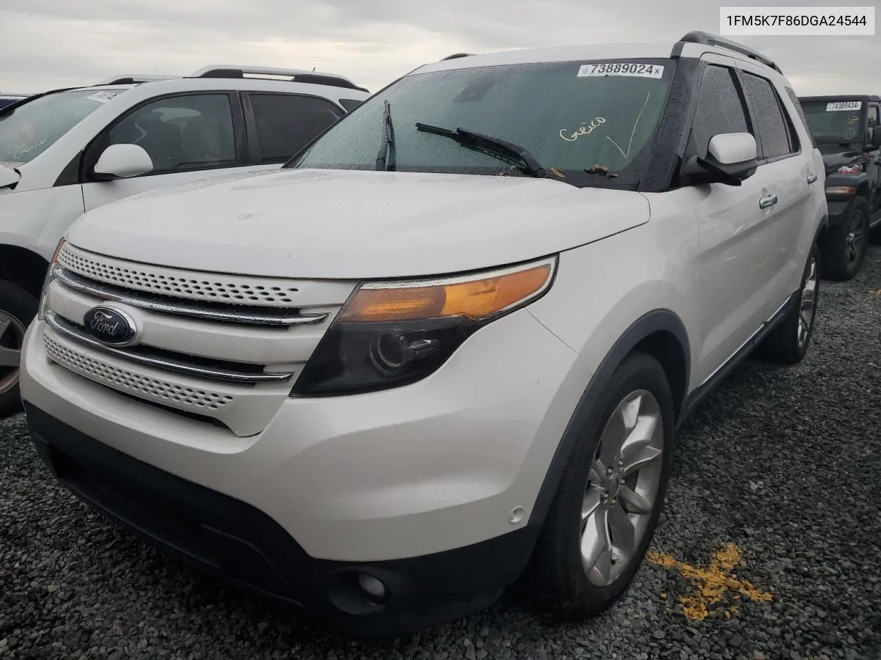 2013 Ford Explorer Limited VIN: 1FM5K7F86DGA24544 Lot: 73889024