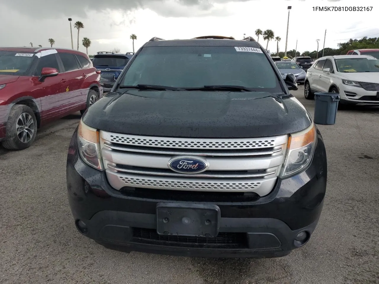 2013 Ford Explorer Xlt VIN: 1FM5K7D81DGB32167 Lot: 73937444