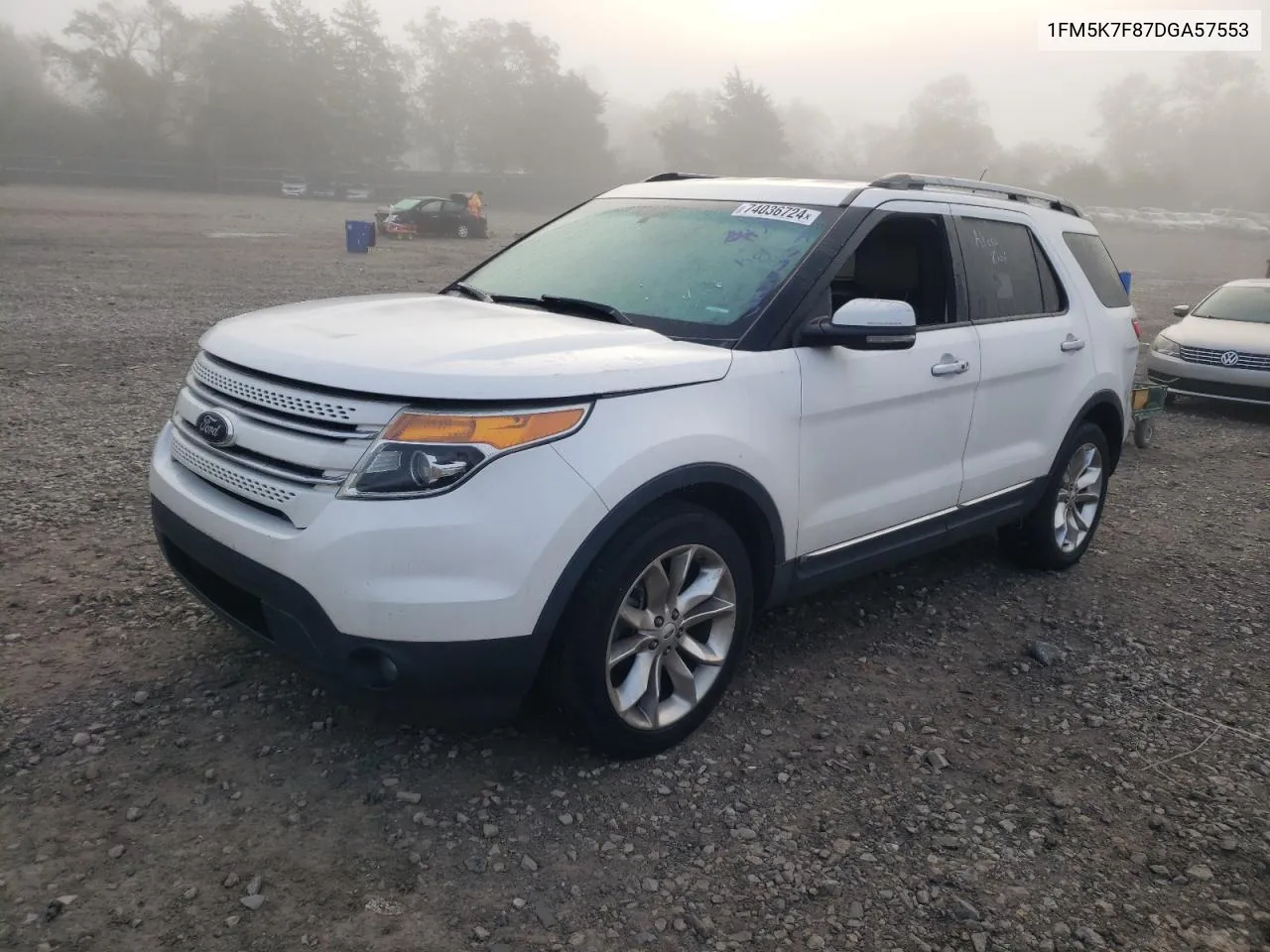 2013 Ford Explorer Limited VIN: 1FM5K7F87DGA57553 Lot: 74036724