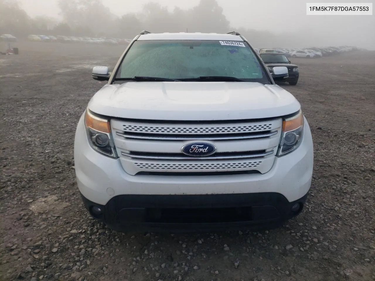 2013 Ford Explorer Limited VIN: 1FM5K7F87DGA57553 Lot: 74036724